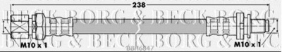 BORG & BECK bbh6847 -  Тормозной шланг